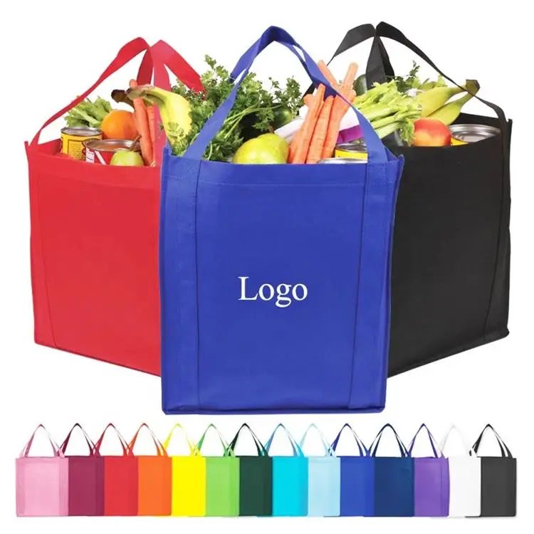 Decorated Kids Tote Bags With Custom Cute Design Non Woven Printed Bag