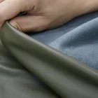 Sheep High Quality 4 Ways Stretch Matte Finish Sheep Texture Soft Pu Faux Leather For Trousers Skirts And Garments