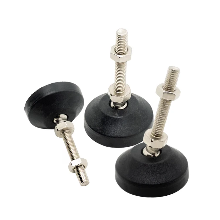 Nylon Metal Universal Foot Cup M8/10/12/16 Adjustable Support Piece, Foot Screw Adjustment Piece supplier