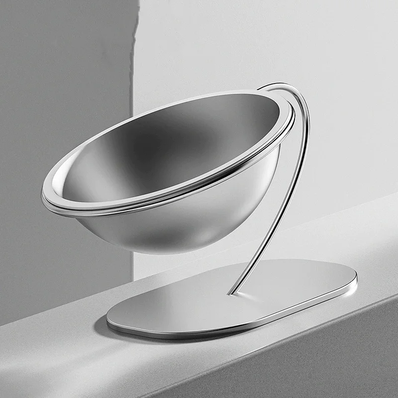 New High Quality Stainless Steel Pet Bowl Protects Cervical Vertebrae with Large Capacity to Prevent Upset Cat and Dog Bowl factory