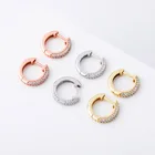 Silver Earring Sterling Silver Hiphop Customized Jewelry 925 Silver Hooks Earring Sterling