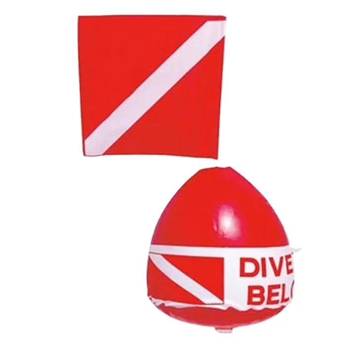 Scuba Diving Diver Below Inflatable Signal Floater Float Dive Flag Bouy Ball NEW 
