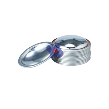 57mm Clear Lacquered Aerosol Component Lids Cones & Domes for Metal Cans