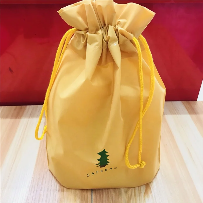 custom reusable promotion gift small drawstring bag eco friendly non-woven cover