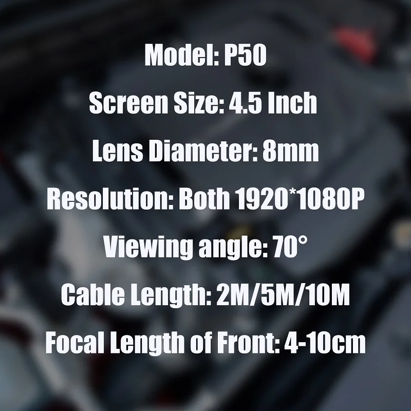 New P Dual Lens Mm Handheld Endoscope Ip Pipeline Inspection