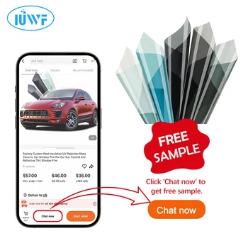 Free Sample UVR97% Heat Insulation UV Rejection Auto Window Tinting Film Nano Ceramic Sun Control Window Tint for Cars