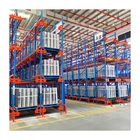 Pallet Storage Automated Warehouse Racking System Radio 4 Way Pallet Shuttle Car With Pallet Runner Cold Storage