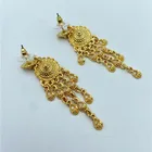 Design Earrings Fashion Design Ethnic Women's Red Earrings Vintgae Alloy Earrings Tassel Dangle Earrings
