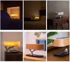 Table Lamp Table Lamp Home Wooden Smart Led Table Desk Lamp With Wifi Speaker Wireless Charger
