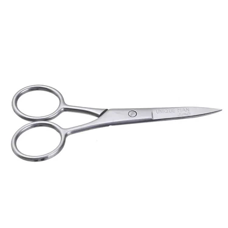 Ready To Ship Professional Beard Scissors 6 Inch Barber Scissors for Salon and Home Japan Silver High Quality Hair Scissors