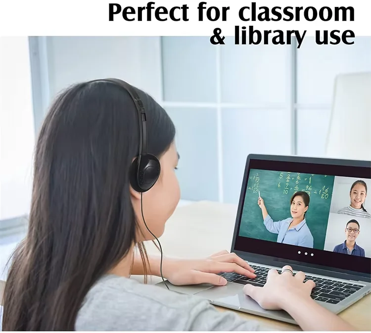 Airline School Corporate Wired Headsets Bulk Order Waterproof IPX-3 Noise Cancelling 3.5mm Earphones Durable Ear Design Premium