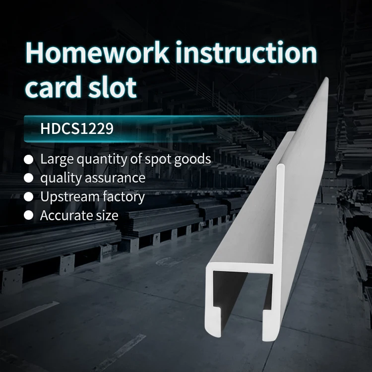 Assembly Line Workbench Operation Guide Card Slot Industrial Aluminum Profile Operation Document groove 1229 Aluminum Material factory