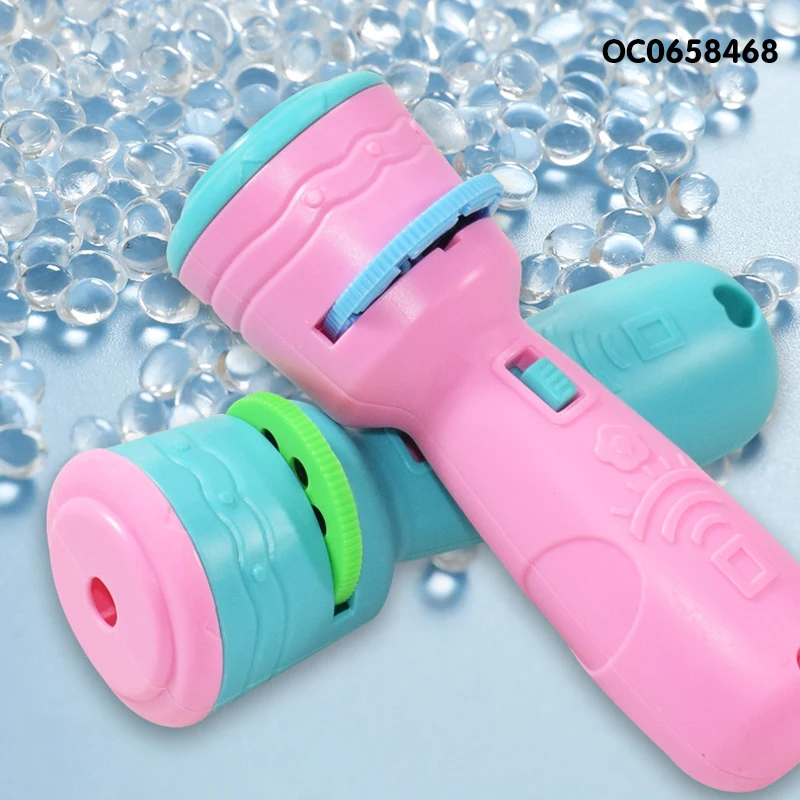 hot selling kids mini cartoon flashlight projector torch toy
