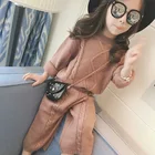 Winter Baby Set Winter Baby Clothes 2 Piece Set Girls Outfits Sweater + Pants Sweatsuit Children Clothes