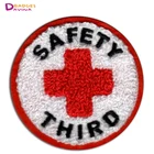 Logo Embroidery Sewing On Custom Brand Name Logo Colorful Embroidery Applique Chenille Letter For Garment