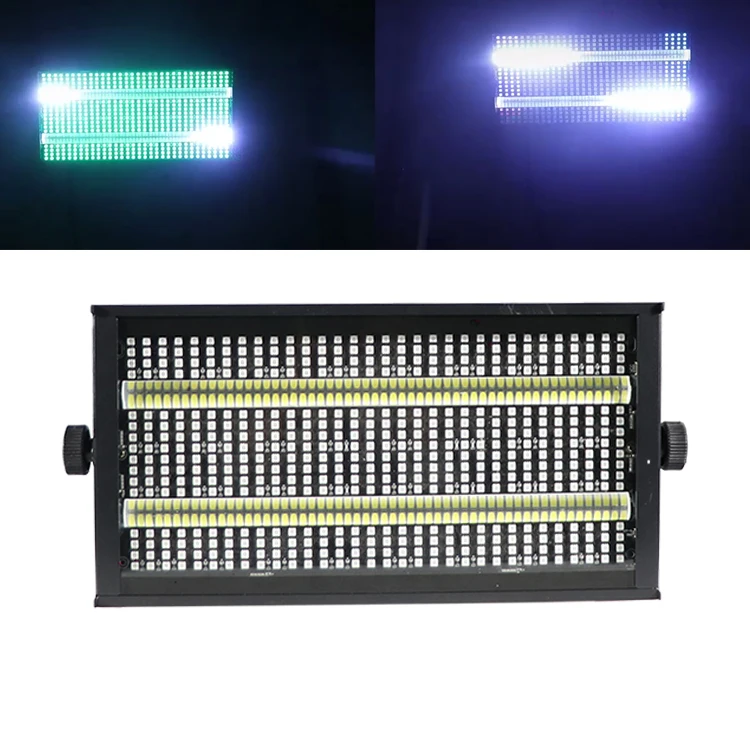 New 512 PCS LED RGB+224 PCS LED White DMX Led Strobe Light for Disco Night Club