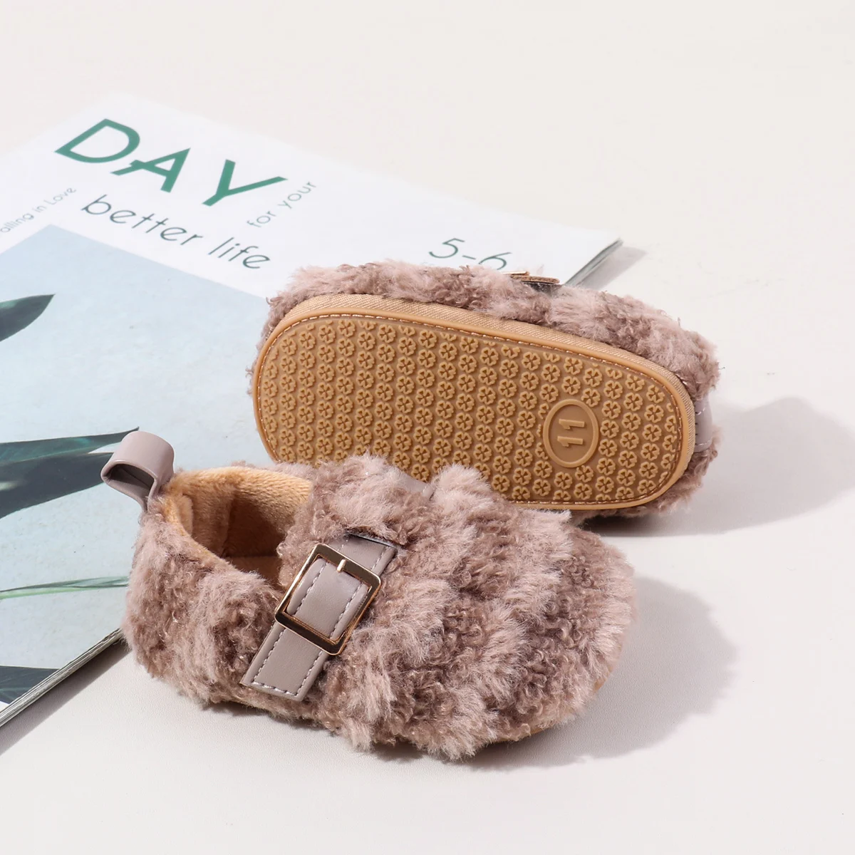 High Quality Warm Unisex Indoor Newborn Infant Toddler Baby Girls Boys Shoes manufacture