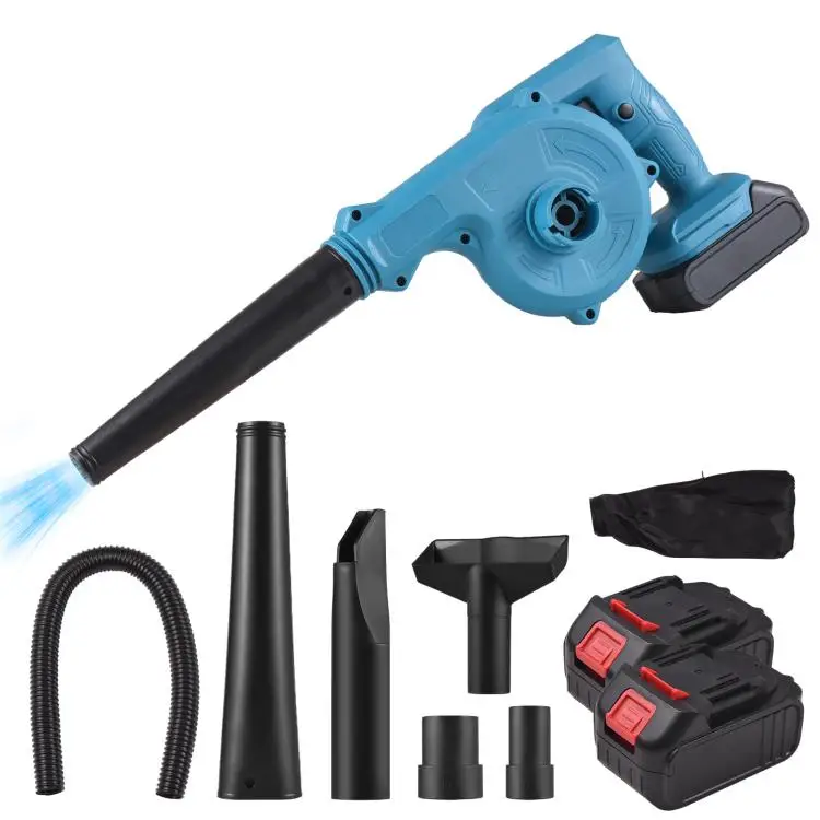 Cordless Leaf Blower with Battery 2-in-1 21V Cordless Electric Blower and Vacuum Cleaner 63MPH Handheld Battery Powered Small Bl