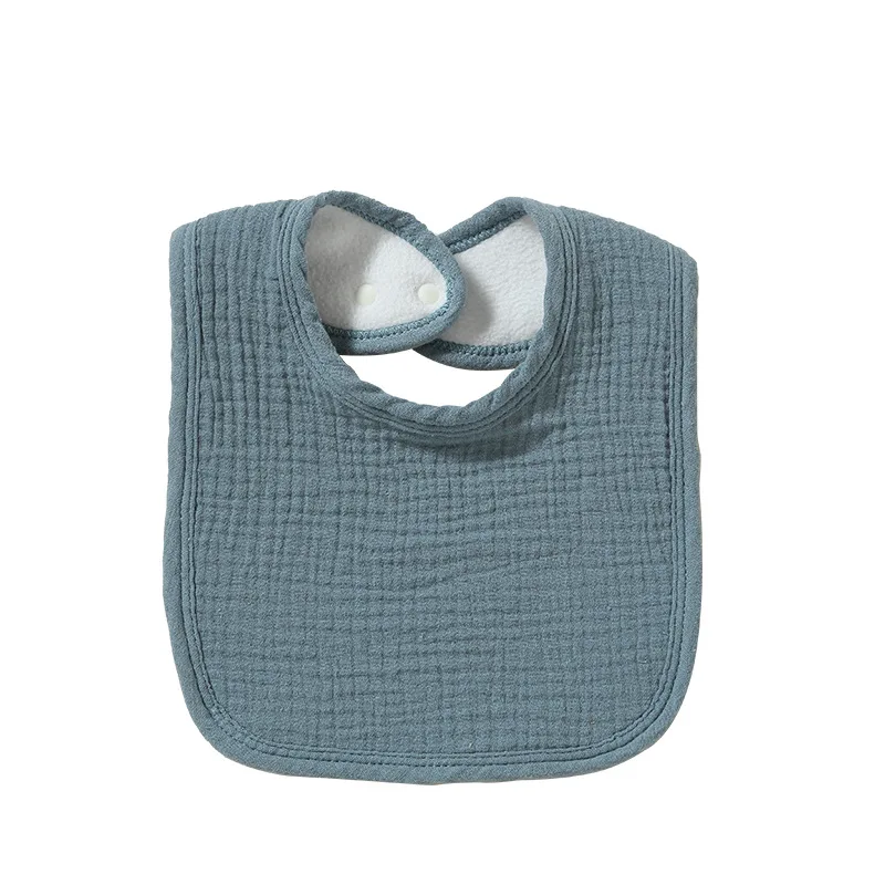 Baby's saliva towel baby's newborn pure cotton scarf Baby Muslin Bibs Thickened Saliva bib for Eating Drooling and Teething