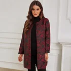 Elegant Coat 2021 New Arrival Casual Fashionable Winter Woman Elegant Coat Paisley Print Jacket