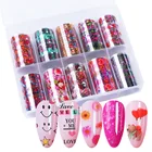 Nail Art 2020 Valentine's Day Nail Art Decals Full Transfer Foil Nail Foil For Nail Art Sticker