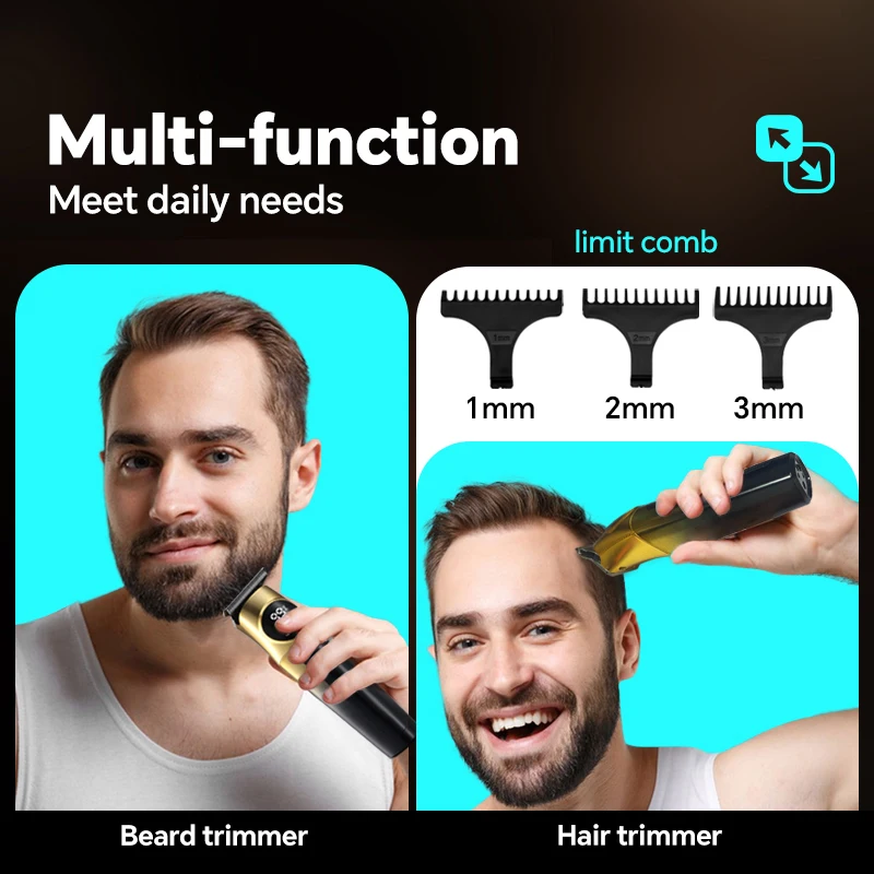 Wholesale 3-in-1 Compact Electric Shaver From Manufacturer New Portable 3-on-1 Hair Trimmer with USB Power Source for Travel manufacture