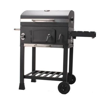 New Upgrade Outdoor Heavy duty Charcoal Barbecue 24 Inch Outdoor trolley bbq Garden grill