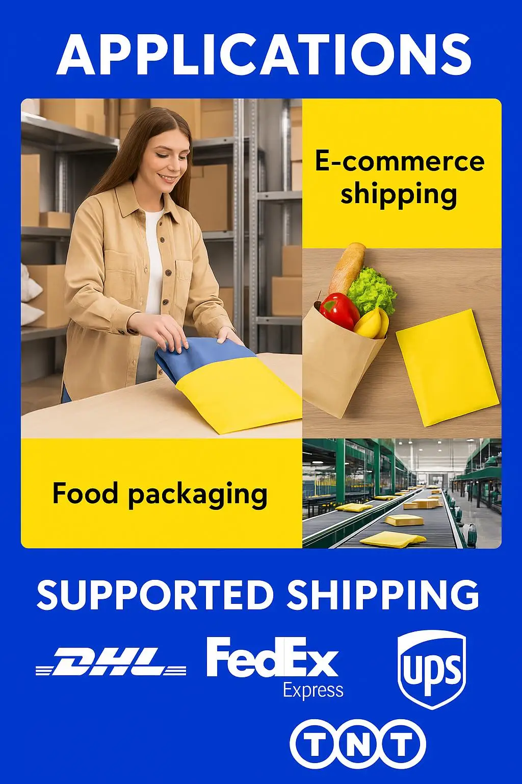 Environmentally Friendly Compostable Biodegradable Mailing Bag Thickened Waterproof Express Logistics Bag - detail 4
