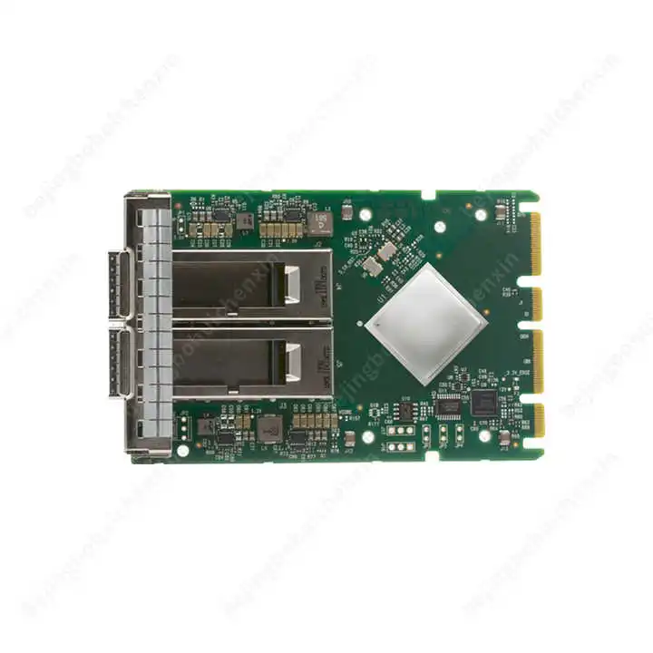 ConnectX-6 VPI PCIe 4.0 x16 Network Interface Card with Dual-Port QSFP56 for High-Speed Server Applications