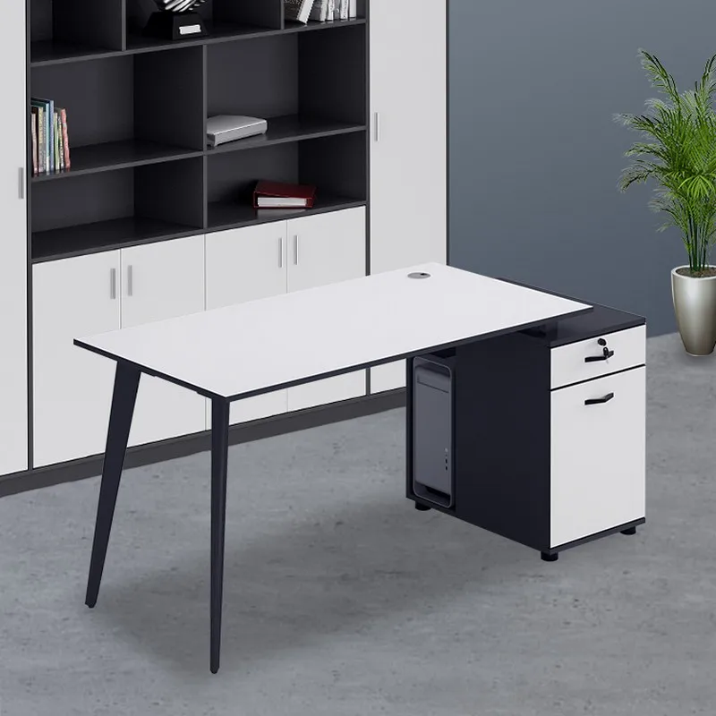 Round Wooden Clock For Desk Standing Deske Mat Black Office Desk