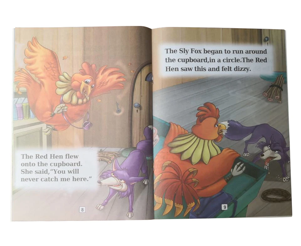 批发印刷低价精装儿童英语睡眠故事书卡通故事童话故事书