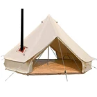 Camping Tent Tent Supplier 2019 New Camping Luxury Tent New Stove Bell Tent With Stove Hole