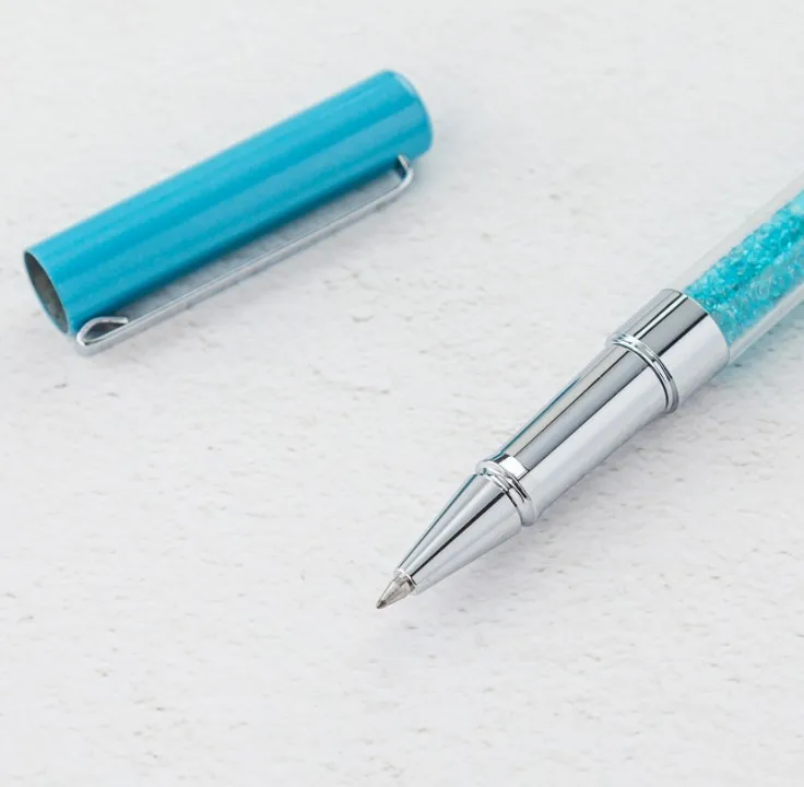 Hi Quality Custom Logo Gift Advertising Promotional Ink Gel Pen School Office Crystal Signature pen
