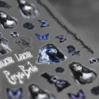 Nail Stickers ZY0204B Whosale Latest Hot-selling Fantastic Auraora Effect Nail Art Stickers