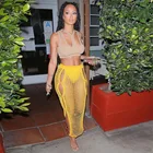 Skirt Long Women's New Crochet Knitted Hollow Out Skirt High Waist Long Wrap Skirt