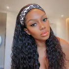 Weave Hair Wholesale Deep Weave Headband Wig Human Hair For Black Women Remy Human Hair Headband Wig