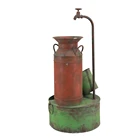Hengfa Outdoor Garden Yard Decoration Watering Pump Fountain Antique Green Red