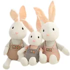 Pink 2021 New Soft Squishy Huggable Cartoon Stuffed Animals Plush Toy With Pink Cat Brown Bear Panda Rabbit Alpaca