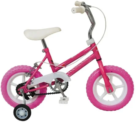 product 12 inch pink bmx bike for kids durable frame with air tires steel rim single speed steel fork ordinary pedal factory price-1