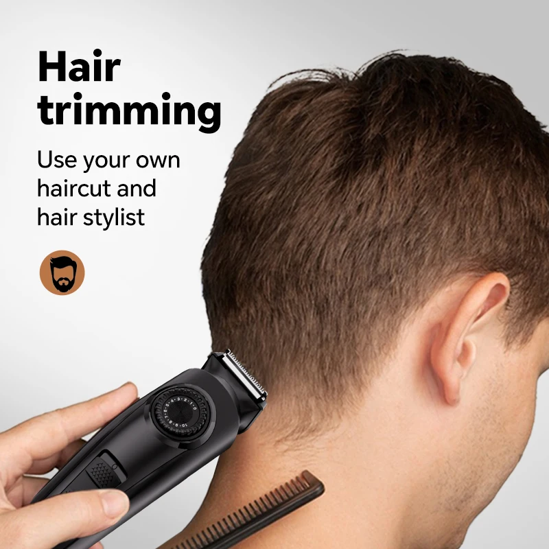 New Electric Hair Clipper Body Hair Trimmer Beard Trimmer USB Charging Model Digital Display Electric Shaver factory