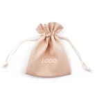 Jewelry Bag Small Drawstring Jewelry Bag Gift Pouch Custom Fabric Suede Microfiber Jewelry Packaging Pouches With Logo