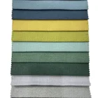 Upholstery 100%Polyester Water Resistant Linen Look Plain Upholstery Sofa Fabric