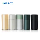 Stick Stick Packaging Transparent 30g 50g 75g Yellow Deodorant Stick Container Packaging For Personal Use