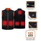 Waistcoat Winter Men Waistcoat Electric Heated Vest Men's Thin Waistcoat For Inner Wear For Autumn Winter