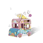 Art Puzzle Adult Wooden Puzzles DIY Handmade Art Crafts Music Box Wooden Puzzle For Adults