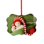 Ornaments Ornament Sublimation Blank Sublimation MDF Hanging Decoration Christmas Ornaments