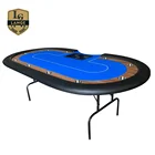 Texas Poker Table Casino Poker Table 96 Inch 10 Player Texas Holdem Poker Table Custom Design Casino Poker Table
