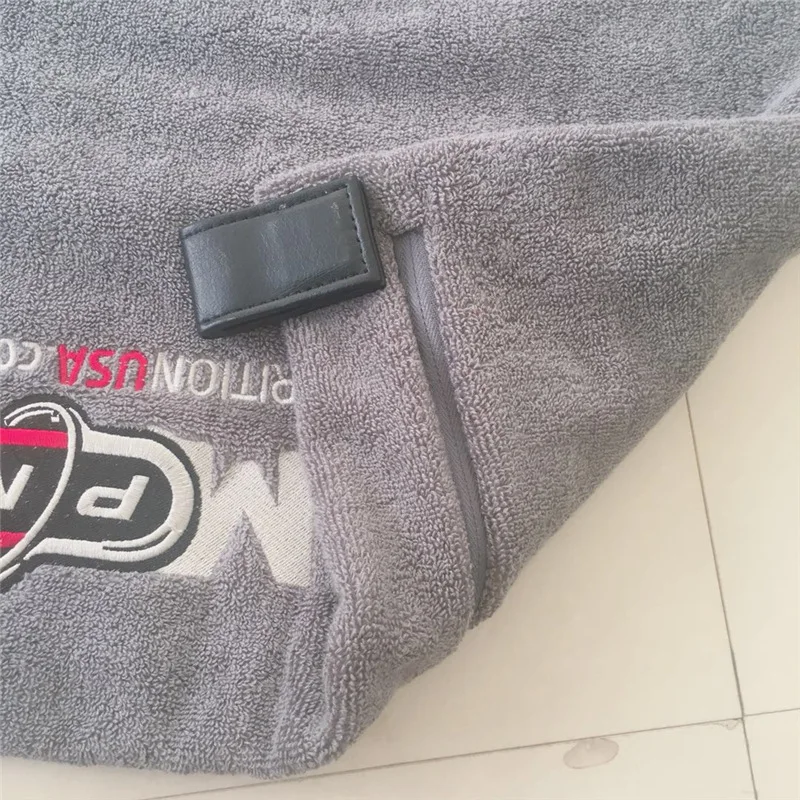 custom cotton gym/fitness/sports towel with magnet clip
