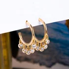 Earring Women Earrings Hoop 2021 New Fashion Simple 925 Sterling Silver 18K Gold Plated Hoop Earring Women's Gifts