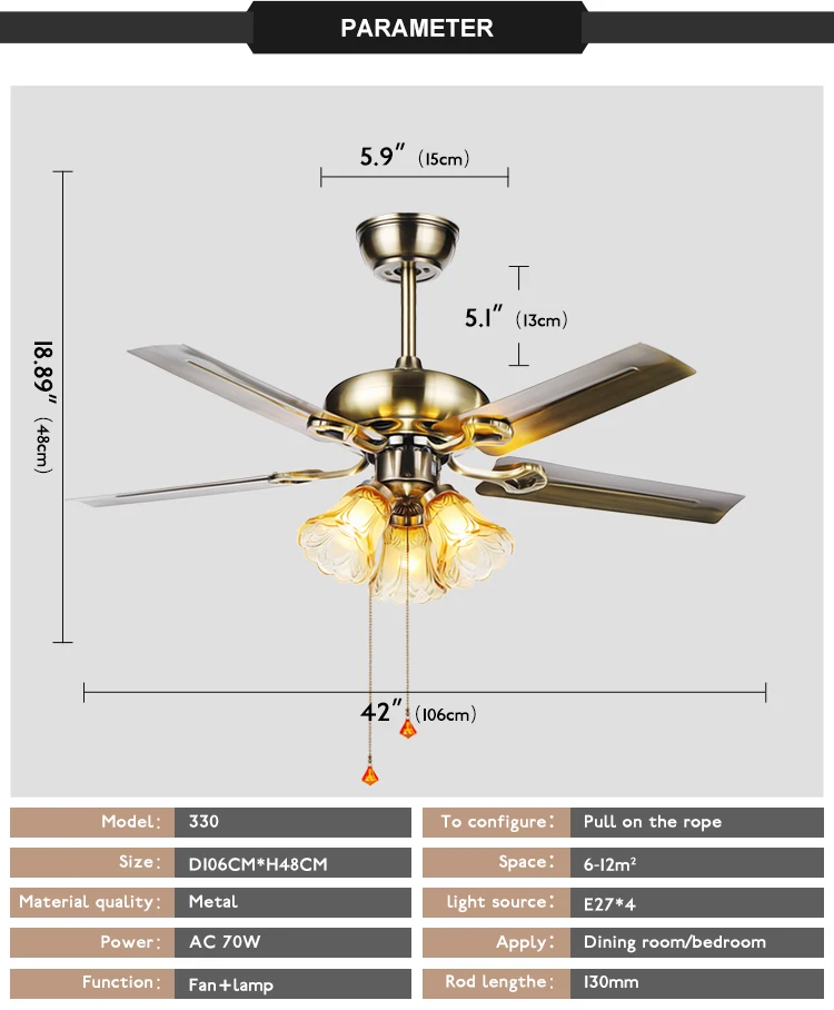 Design Fan, HSG, 291, 48'' - detail 8